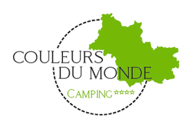 logo camping couleurs du monde